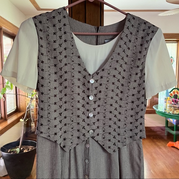 VGUC Vintage maxi dress size 7/8 - Picture 2 of 13